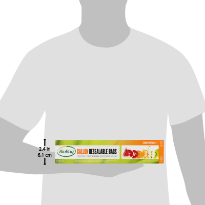 BIOBAG GALLON RESEAL BAG ( 12 X 15 CT   )
